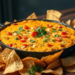 Cheesy Skillet Taco Dip