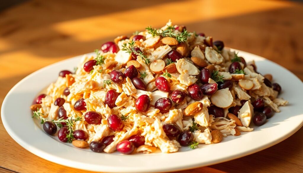 Cranberry Almond Chicken Salad Serving Ideas