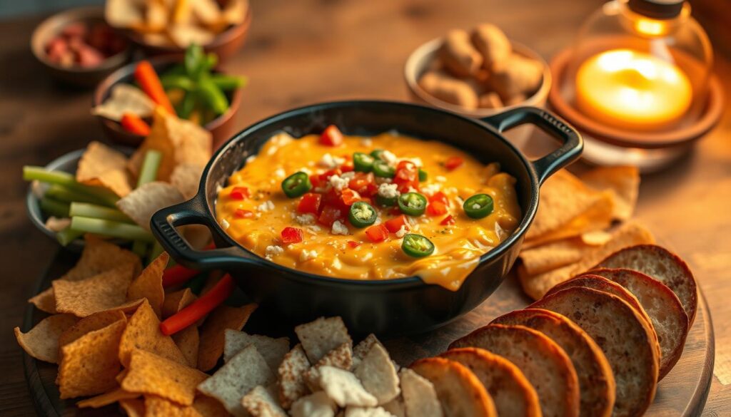 Customizable Spicy Cheese Dip Variations