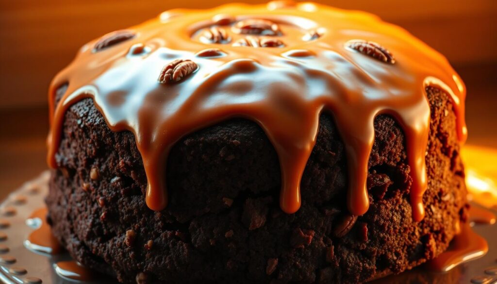 German Chocolate Pecan Pound Cake