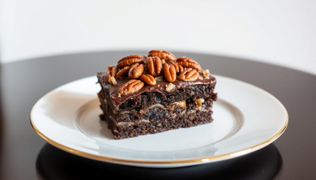 chocolate pecan dessert