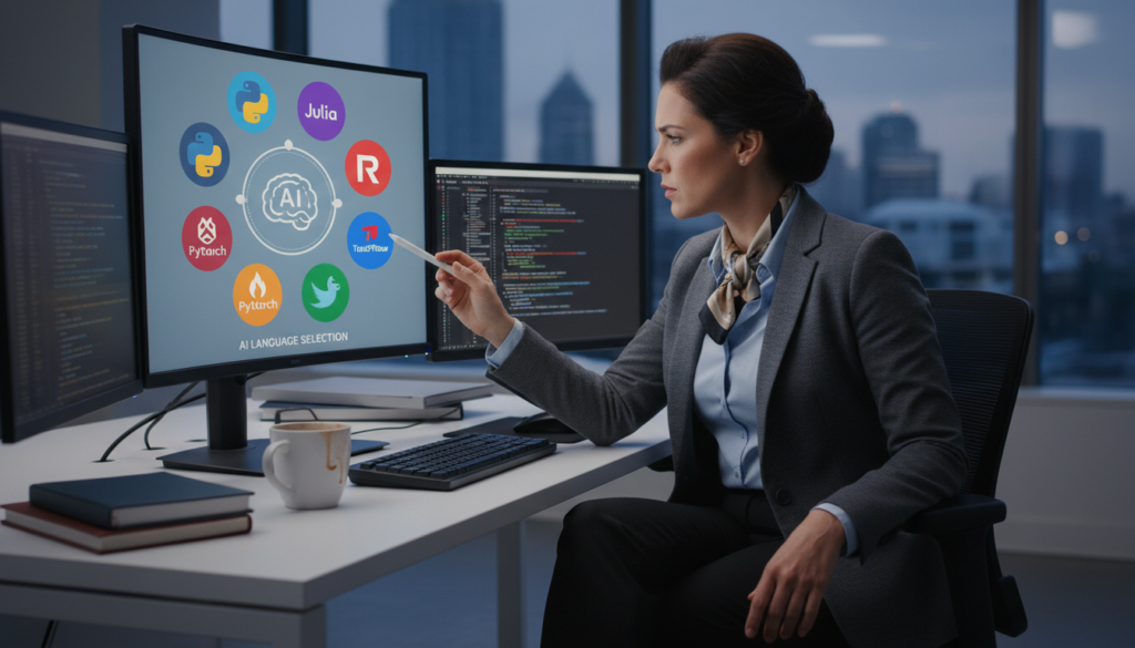 best programming languages for AI development