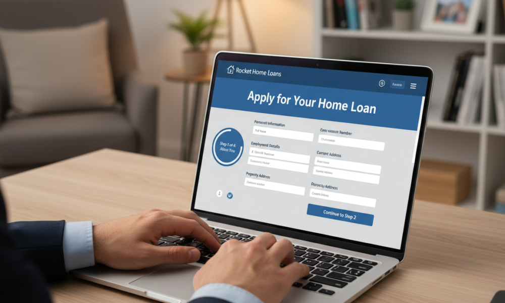 rocket mortgage online application​