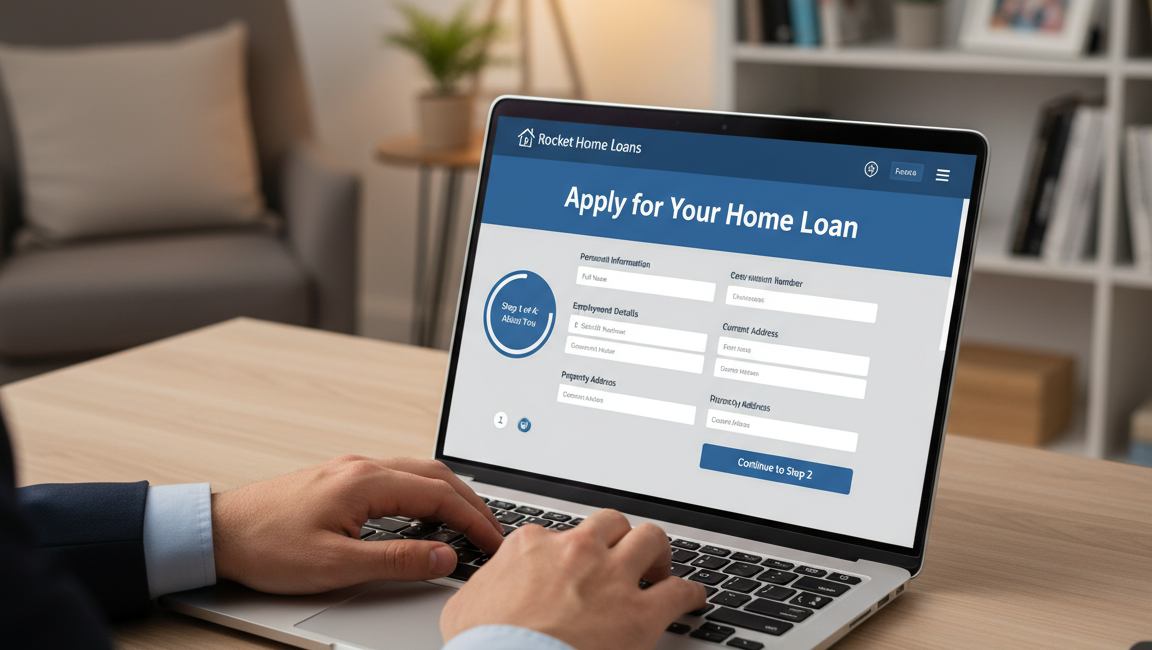 rocket mortgage online application​